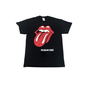 Rolling Stones Black Tongue Logo Tee Size Medium